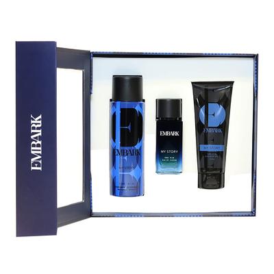 EMBARK Giftset - My Story For Him (30ml EDP + 150ml Deodorant + 100ml Shower gel) 280 ml - Men Perfumes (Edt/Edp)