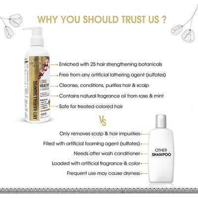Ayouthveda Anti - Hairfall Shampoo 200 ml - Shampoos