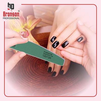 Bronson Professional Nail Filer Buffer Set Double Sided 80/100/120/150/180/220/240 Grit 1's - Nail Care