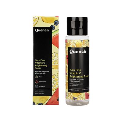 Quench Botanics Vitamin C Brightening Toner for Glowing Skin with Yuzu & Orange Peel 30 ml - Toners