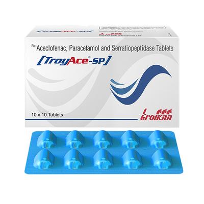 Troyace SP Tablet 10'S - Pain relief-Nsa