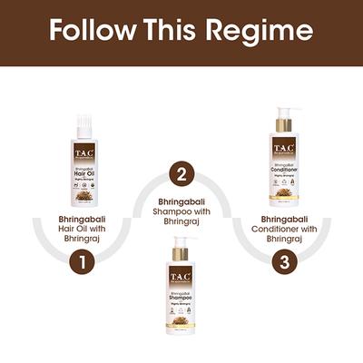 T.A.C - The Ayurveda Co. Bhringabali Shampoo with Mighty Bhringraj Hair Growth Miracle 250 ml - Shampoos