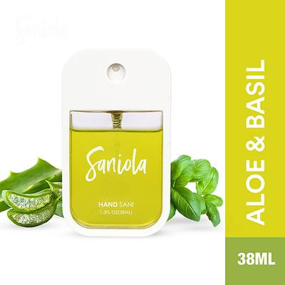 Saniola Hand Sani Aloe & Basil 38 ml - Hand Sanitizer