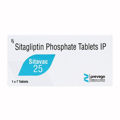 SITAVAC 25 Tablet 7's - Diabetes-Ant