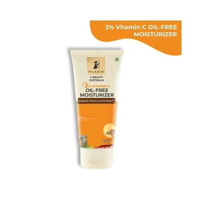 Pilgrim 2% Vitamin C OIL-FREE MOISTURIZER with Kakadu Plum & Lime Pearl for brighter skin 50 gm - Face Moisturizers