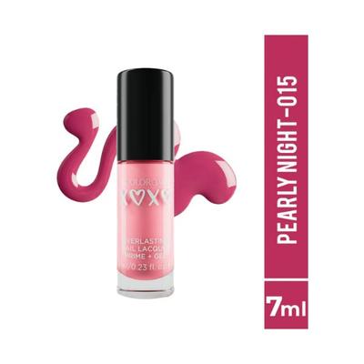 Colorbar XOXO Everlasting Prime Gel Nail Lacquer-Pearly Night 7 ml - Nail Polish