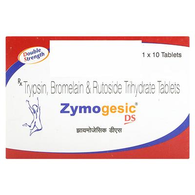 Zymogesic DS Tablet 10'S - Pain relief-Ant