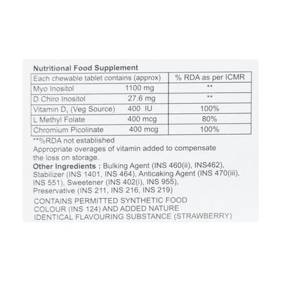 D Chiro Plus Strawberry Flavour Chewable Tablet 10'S - Supplements-Vam