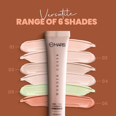 Mars Wonder Cover Liquid Concealer - 01 12 ml - Concealer