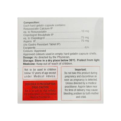 ROSUVOTIN GOLD 10mg Capsule 10's - Blood Clot-Ant