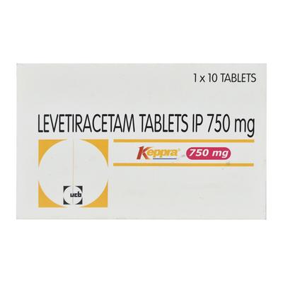 Keppra 750mg Tablet 10'S - Epilepsy/Convulsion-Ant