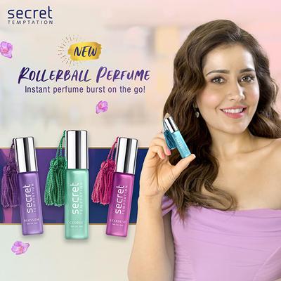 Secret Temptation Alcohol Free Perfume Roll On Gift Set for Women (10ml each) 4's - Body Mist/Spray