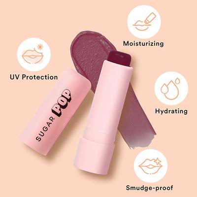 SUGAR POP Nourishing Lip Balm 07 Plum 4.5 gm - Lip Balms
