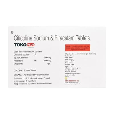 TOKO PLUS Tablet 10's - Nootropics And Neurotrophics