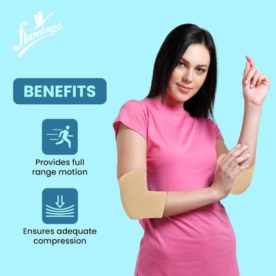 Flamingo Elbow Support (OC - 2021) (XL) - Beige - Abdomen/Neck/Arm/Elbow Supports