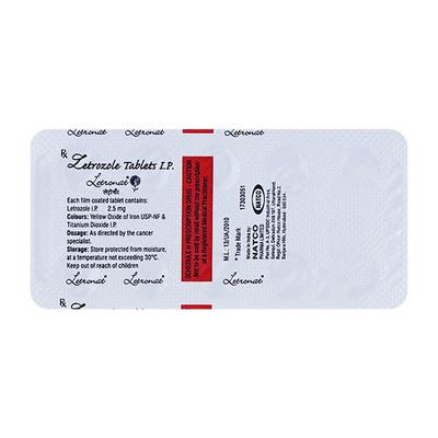 Letronat 2.5mg Tablet 10'S - Cancer Oncology-Hor