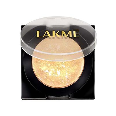 Lakme Glitterati Marble Highlighter 01 Gold Goddess 7 gm - Highlighters & Illuminators