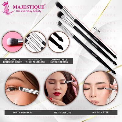 Majestique premium makeup brushes 3pcs 1's - Face Brush