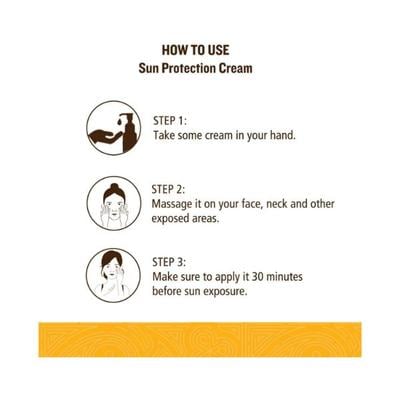 SoulTree Sun Protection Cream with Aloe & Green Tea - SPF 30 100 gm - Face Sunscreen