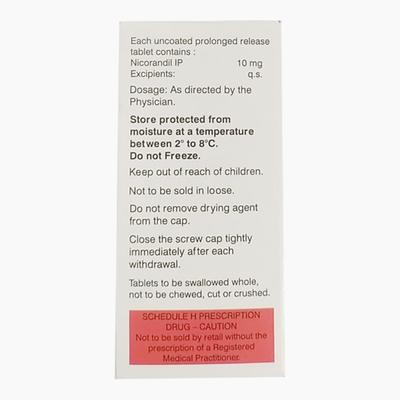 NICOSTAR OD 10mg Tablet 30's - Angina
