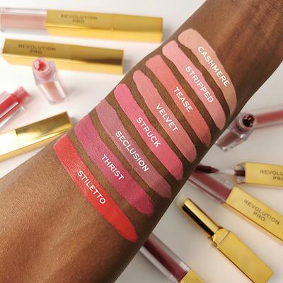 Revolution Pro Supreme Stay 24h Lip Duo Lipstick- Tease 1ml + 1.5 gm - Lipsticks