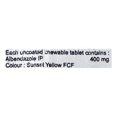 Bandy 400mg Tablet - Parasitic Worms-Ant