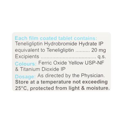 Tenepla Tablet 10'S - Diabetes-Ant