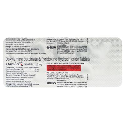 DOXEBET Tablet 10's - Vomitting/Emesis-Ant