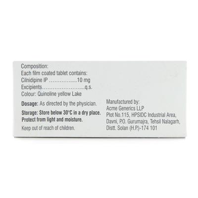 Twincal 10mg Tablet 10'S - Hypertension-Cal