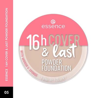 Essence 16h cover & last powder Foundation - 05 8 gm - Foundation