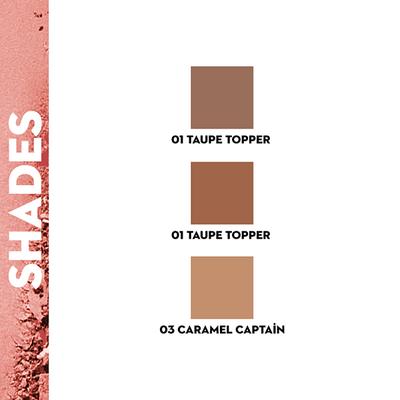 SUGAR Cosmetics Contour De Force Mini Bronzer - 01 Taupe Topper (Brown - gray) 4 gm - Bronzers