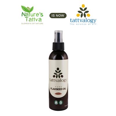Tattvalogy Cold Pressed Flaxseed Carrier Oil 200 ml - Massage Oils