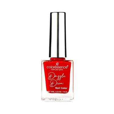 Coloressence Dazzle Diva Matte Finish Nail Paint -Red Lava Stone Color 10 ml - Nail Polish