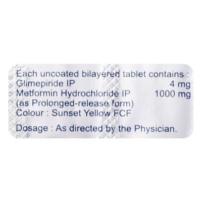 ENRISTAS 4MF Tablet 15's - Diabetes-Ant