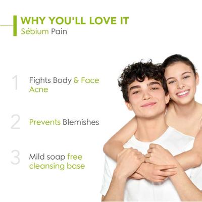 Bioderma Sebium Pain Purifying cleansing bar preventing blemishes 100 ml - Soaps