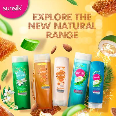 Sunsilk Almond & Honey Shampoo 370 ml - Shampoos