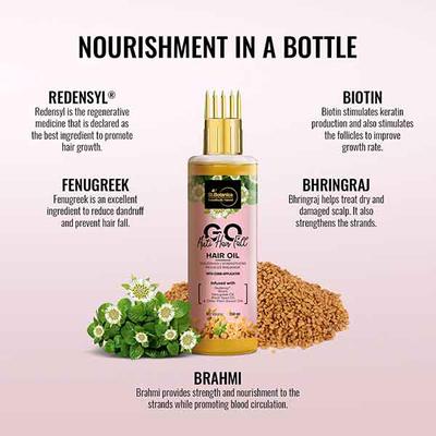 St.Botanica Hair Oil - Go Anti-Hair Fall 150 ml - Hair Oils