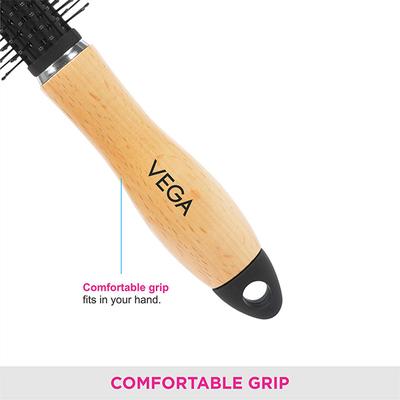 Vega Round Brush (H3 - RB) 97 gm - Hair Brushes