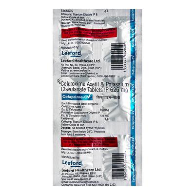 CEFAPRIME CV Tablet 6's - Bacterial Infections-Cep