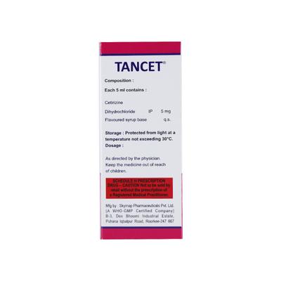 TANCET Syrup 30ml - Allergies-Ant