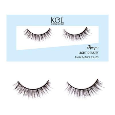 Kingdom Of Lashes - Maya - Faux Mink False Eyelashes 1's - Eyelashes