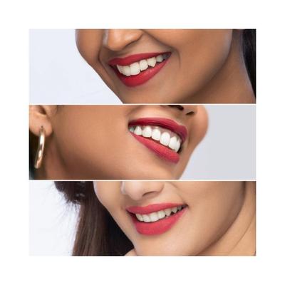 Mamaearth Naturally Matte Lip Serum Matte Liquid Lipstick with Vitamin C & E For Upto 12 Hour Long Stay Beet it Red 3 ml - Others