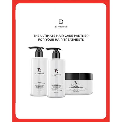 De Fabulous Reviver Hair Repair Shampoo & Conditioner Combo - Sulfate Free 500 ml - Shampoos