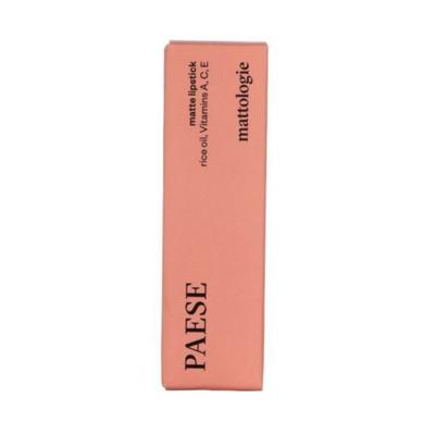 Paese Mattologmie Matte Lipstick Rice Oil, Vitamins O, E 105 Peachy Nude 4.3gm - Lipsticks