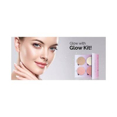 Anastasia Beverly Hills Sugar Glow Kit Multi- Color 29.6 gm - Highlighters & Illuminators