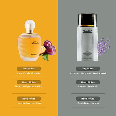 Ted Lapidus Rumba 100ml + Homme 100ml Eau De Toilette 2's - Perfumes (Edt/Edp)