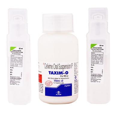 TAXIM O JUICY ORANGE AND LEMON FLAVOUR Dry Syrup 60ml - Bacterial Infections-Cep