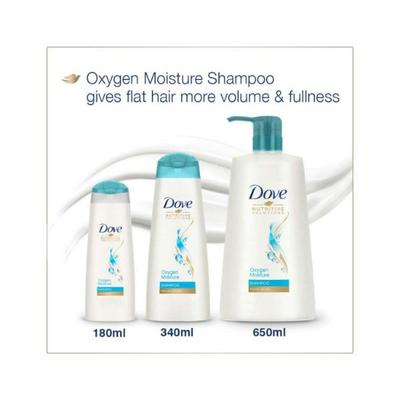 Dove Oxygen Moisture Shampoo Liquid 340 ml - Shampoos