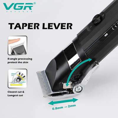VGR V-687 Trimmer 300 min Runtime 4 Length Settings (Black) 1's - Trimmers