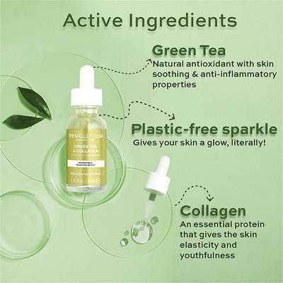 Revolution Skincare Green Tea & Collagen Serum 30 ml - Face Serum